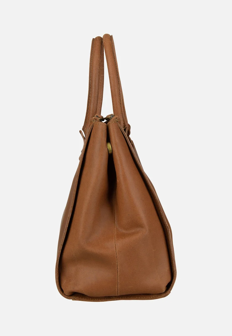 Vintage Wieske 2-Zipper 6971 Cognac - Bowling Bag