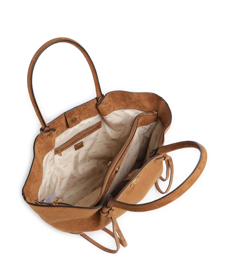 Guess Allegra Girlfriend Shopper cognac