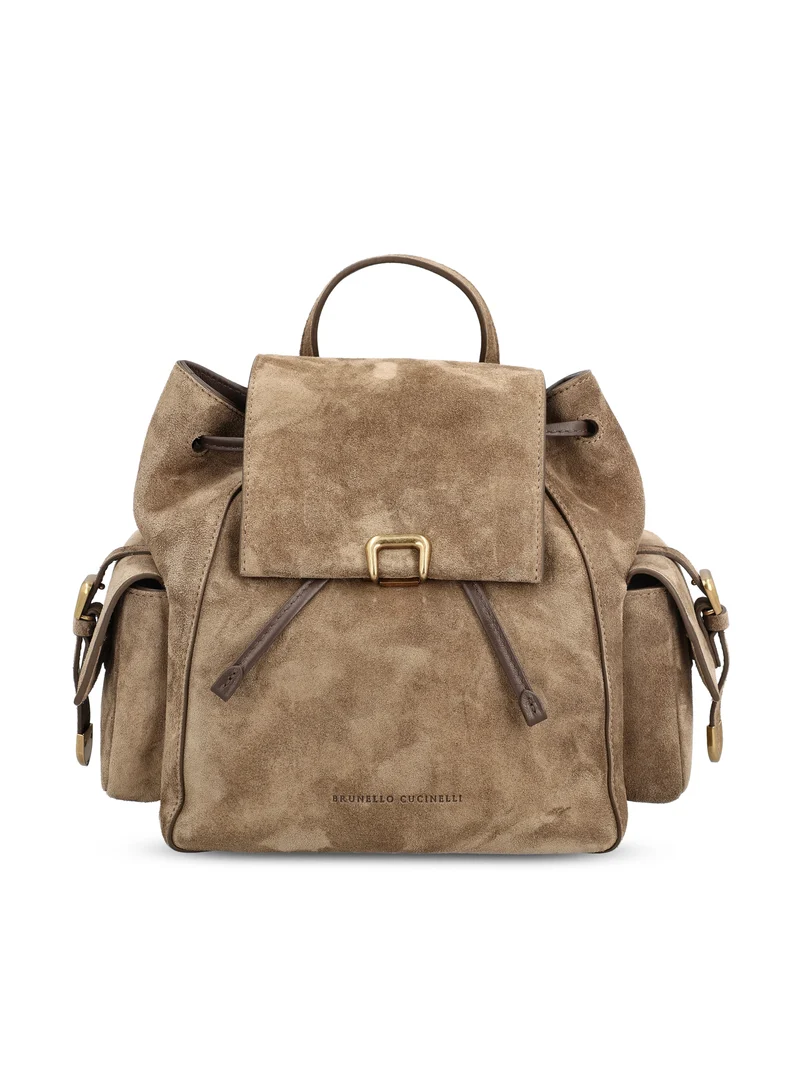 BRUNELLO CUCINELLI Zaino Sartorial In Camoscio