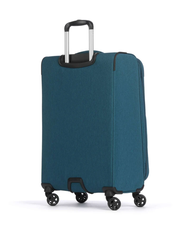 Travelite Kick Off 4-Rollen Trolley Set petrol