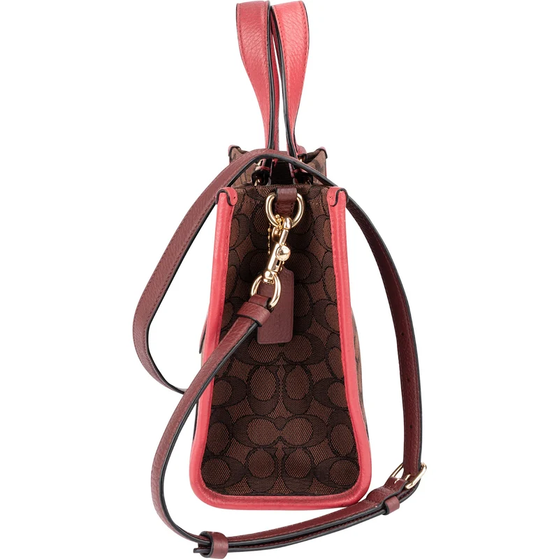 Coach Monogram Field Tote 22 in Signature Jacquard Stripe Crossbody Handbag