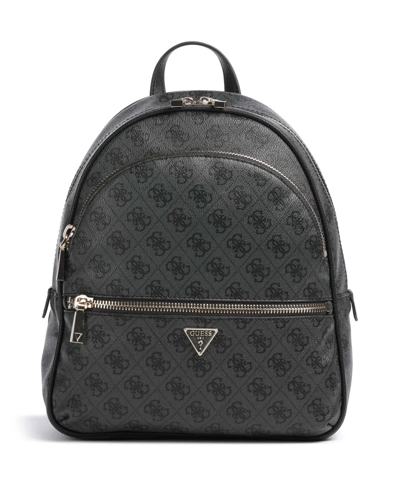 Guess Manhattan II Large Rucksack coal logo