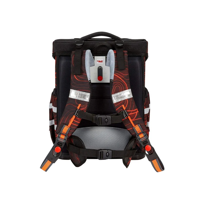Schulrucksack Set Ergo Complete 4tlg. Drache Schwarz, Rot