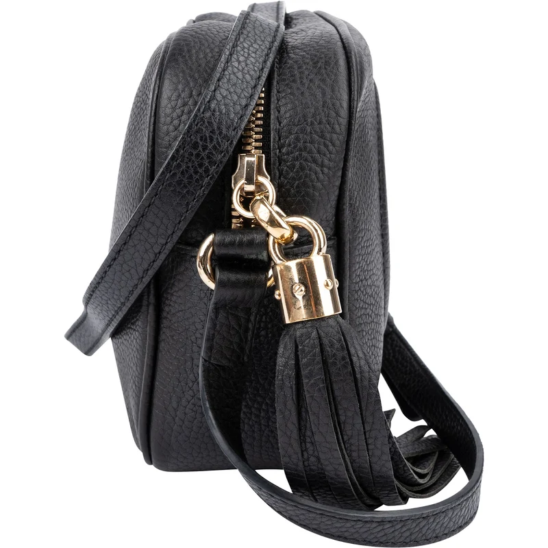 Gucci Pebbled Leather GG Soho Disco Crossbody Bag