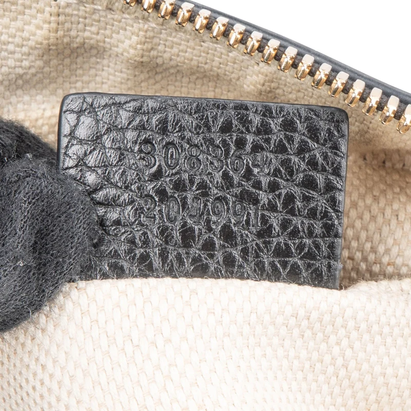 Gucci Pebbled Leather GG Soho Disco Crossbody Bag