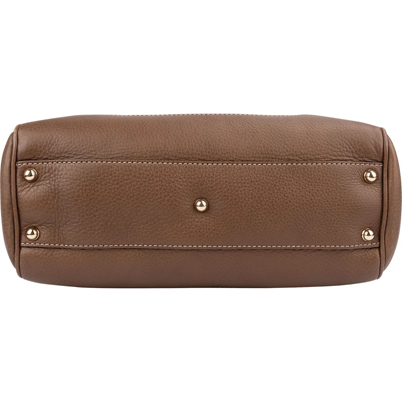 Gucci Floral Canvas Bamboo Handle Handbag