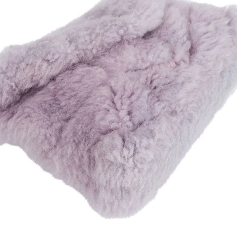 Yves Saint Laurent Shearling Puffer Envelope Clutch