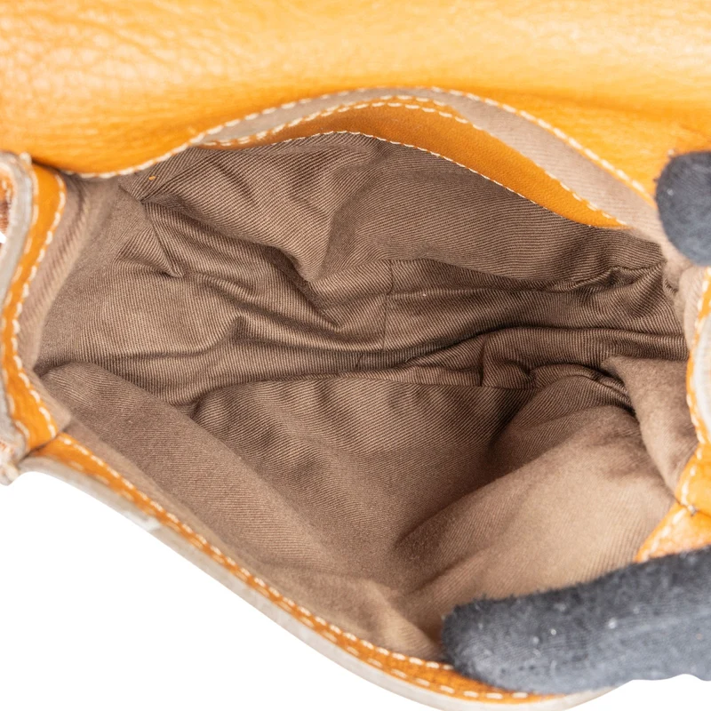 Chloé Grained Calfskin Marcie Saddle Small Crossbody Bag