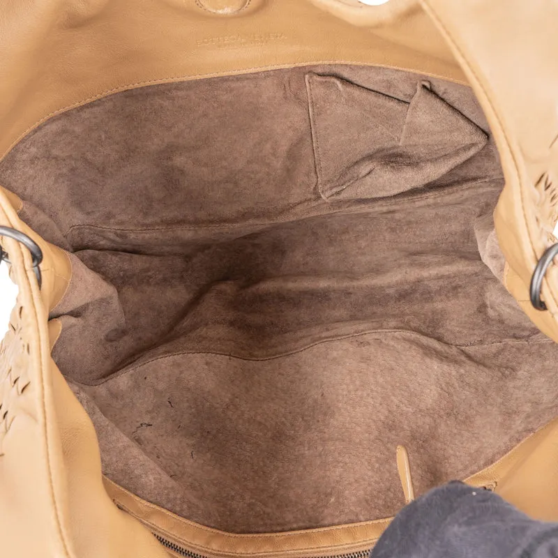 Bottega Veneta Intrecciato Leather Canmpana Hobo Shoulder Bag