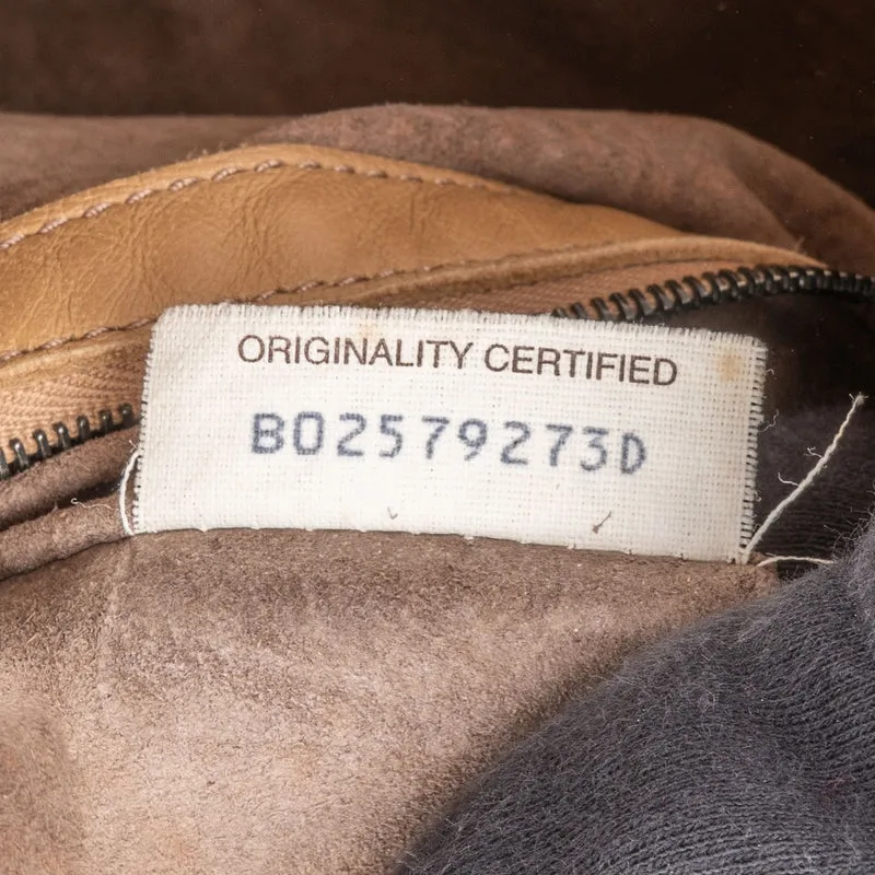 Bottega Veneta Intrecciato Leather Canmpana Hobo Shoulder Bag