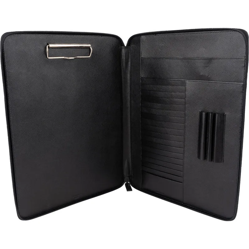 Prada Saffiano Leather Triangle Document Case Bag