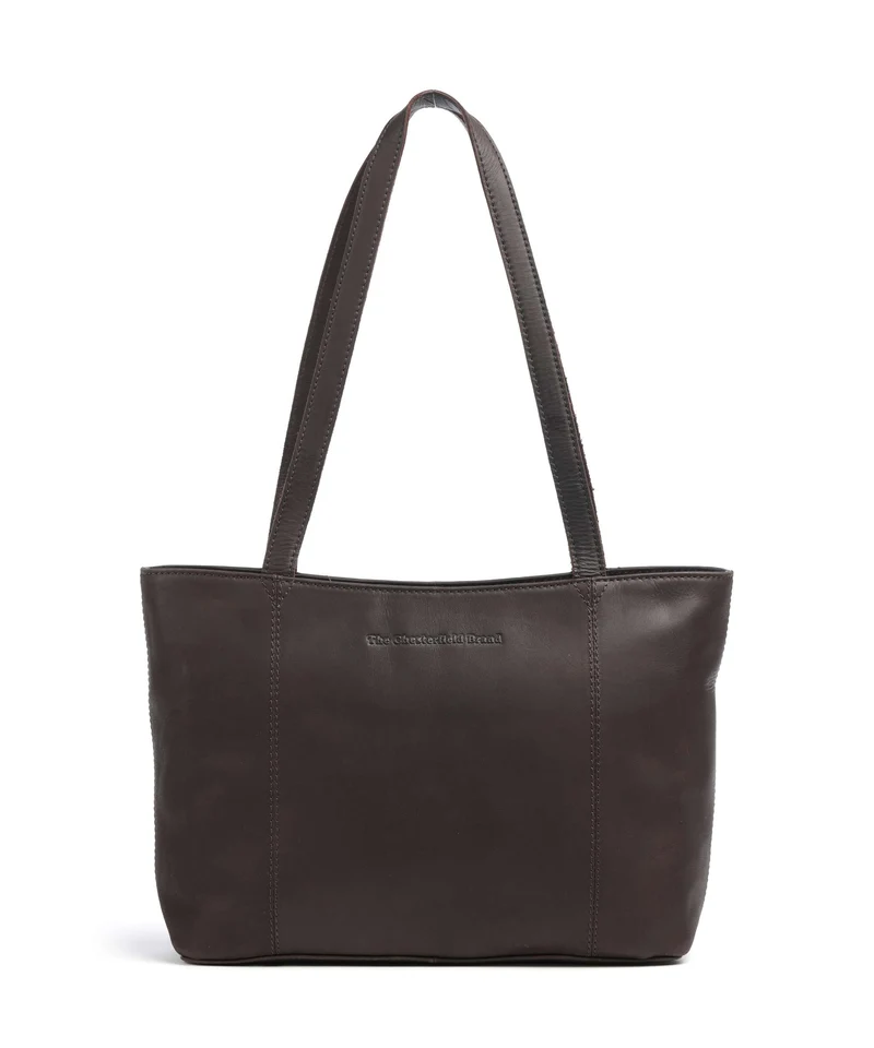 The Chesterfield Brand Wax Pull Up Cow Anira Shopper brown