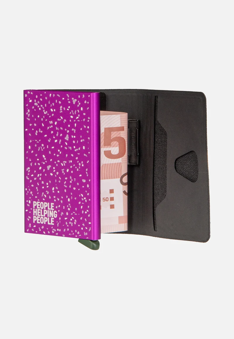 Bandwallet TPU Sheltersuit Black-Fuchsia - Portemonnaie