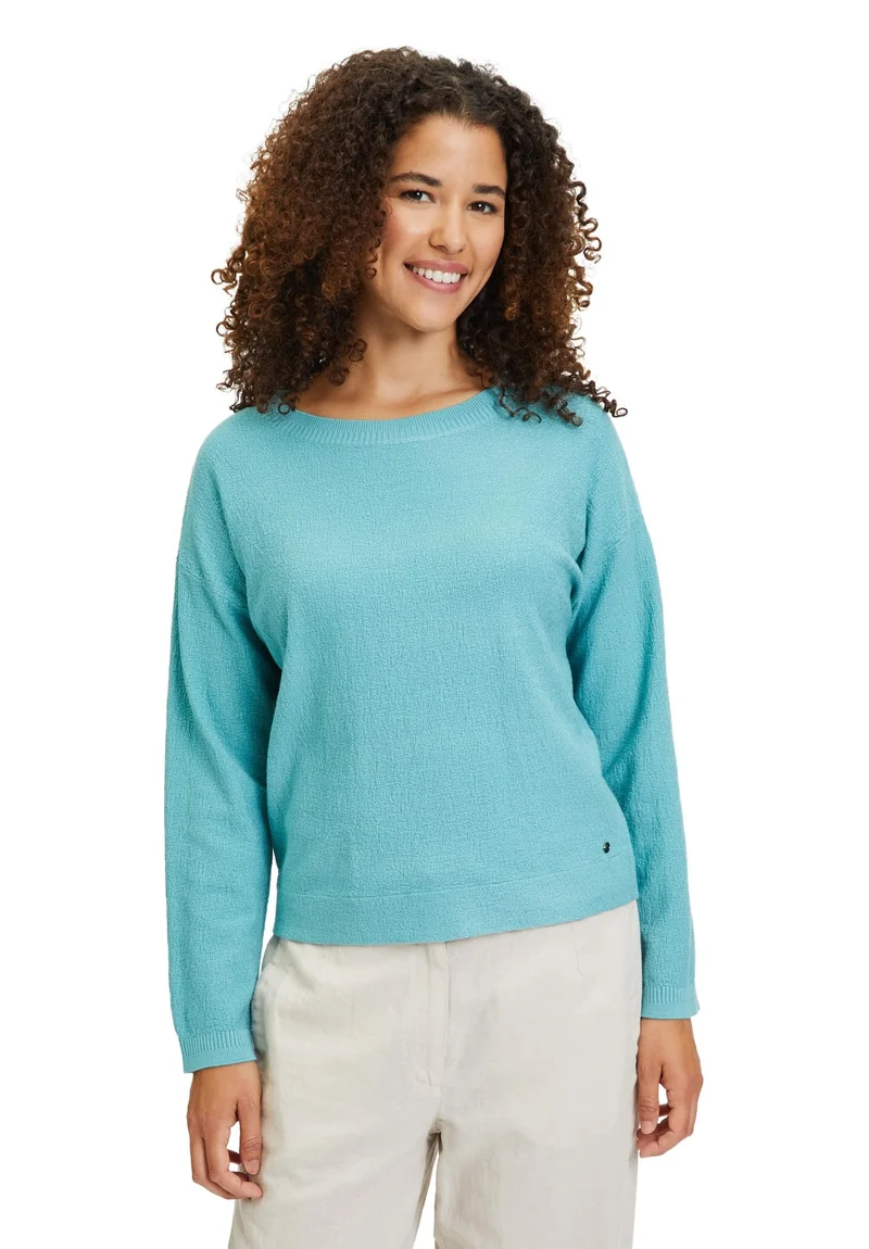 Betty & Co Strickpullover Damen Türkis