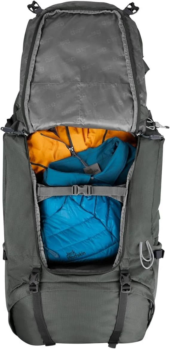 Trekkingrucksack Denali 65+10 Liter Slate Green Grün