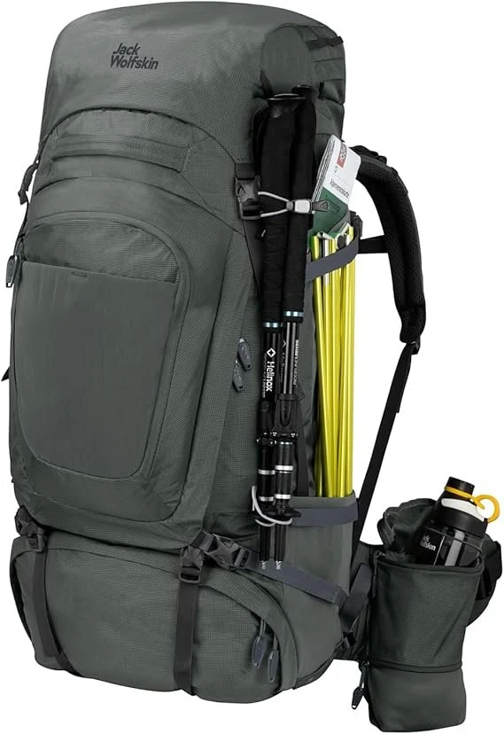 Trekkingrucksack Denali 65+10 Liter Slate Green Grün