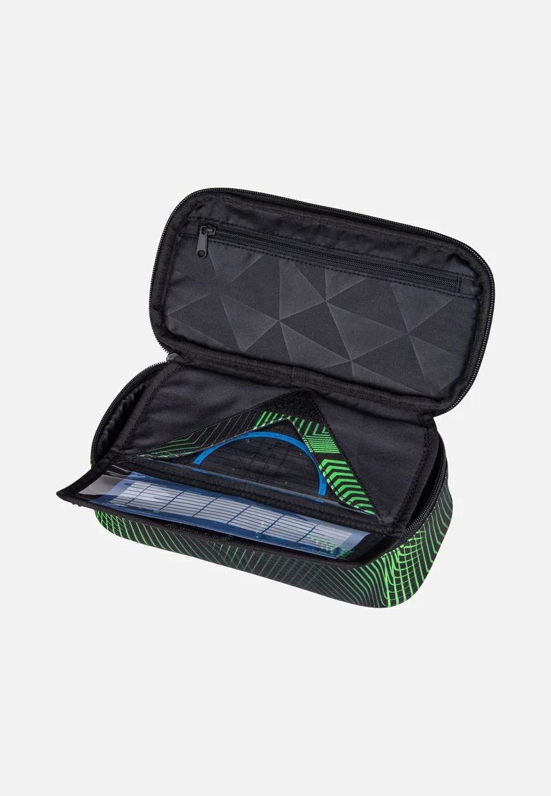 satch Schlamperbox Seismic Green - Federmappe