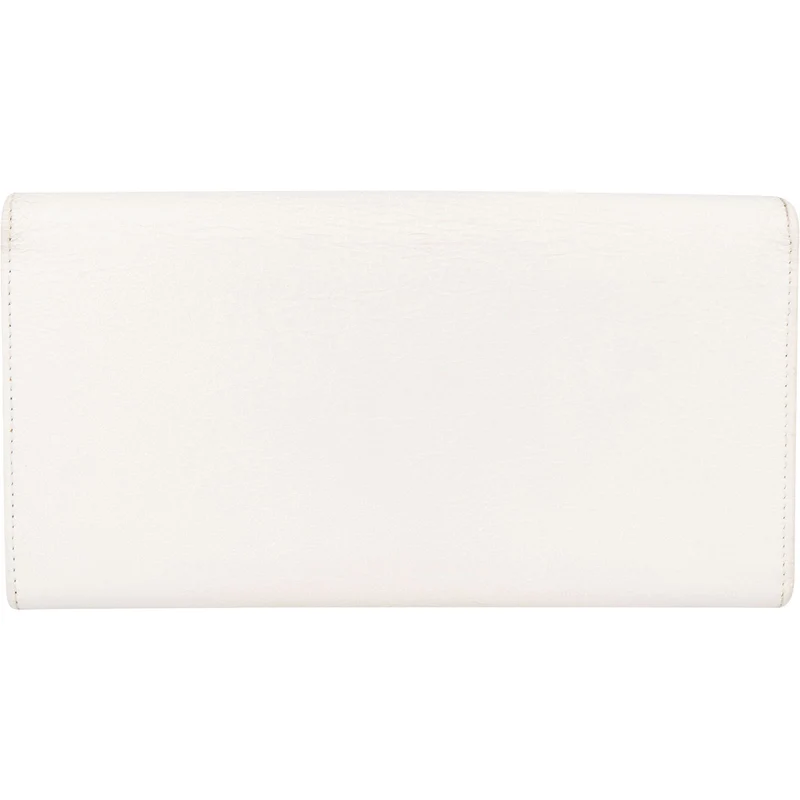 Balenciaga White Leather City Wallet