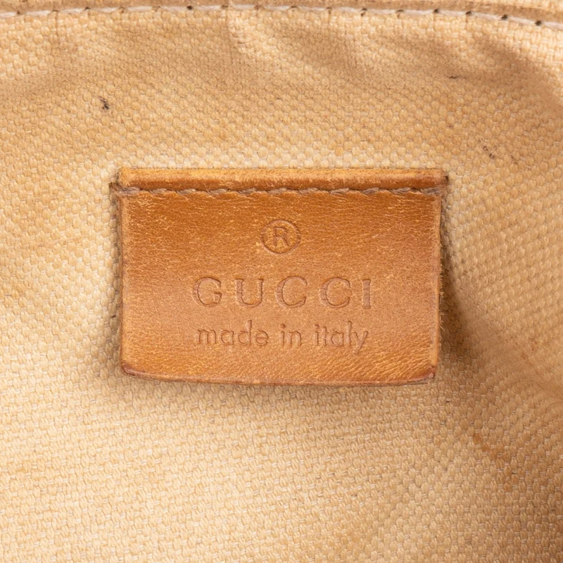 Gucci Monogram Denim GG Hobo Shoulder Bag