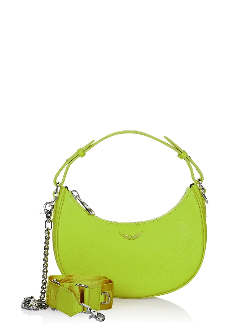 Zadig Voltaire Moonrock Grained Tasche grün