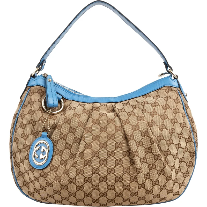 Gucci Monogram GG Canvas Sukey Hobo Shoulder Bag