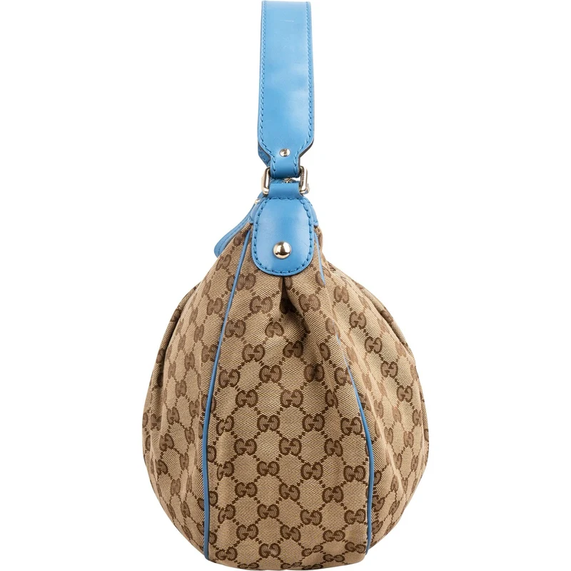 Gucci Monogram GG Canvas Sukey Hobo Shoulder Bag