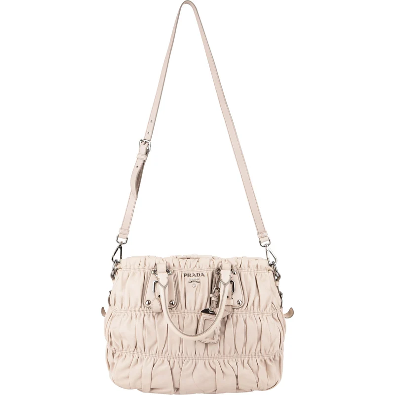 Prada Matelassé Nappa Leather Gaufre Satchel Handbag