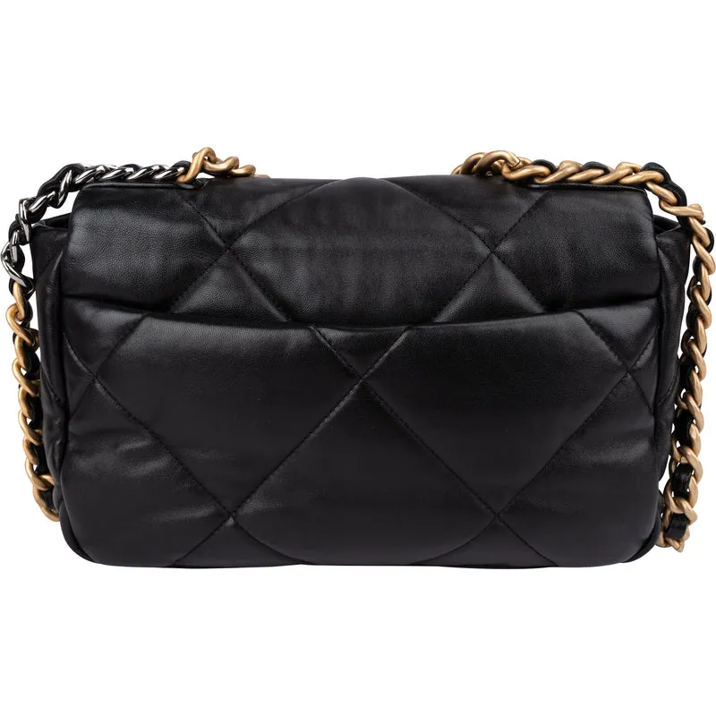 Chanel 19 Quilted Lambskin Single Flap Crossbody Bag