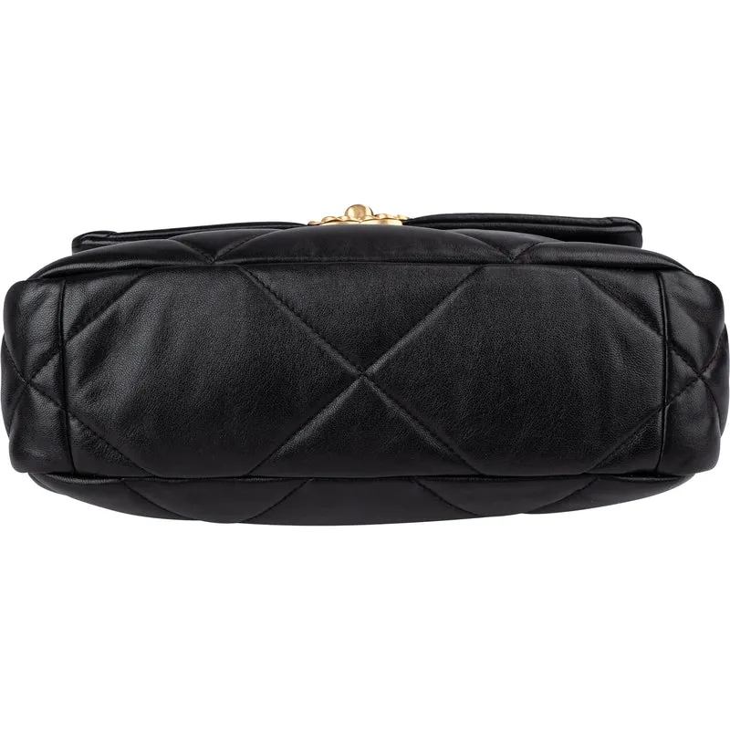 Chanel 19 Quilted Lambskin Single Flap Crossbody Bag