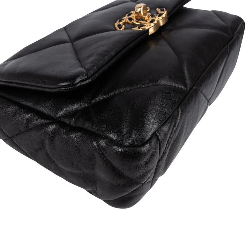 Chanel 19 Quilted Lambskin Single Flap Crossbody Bag