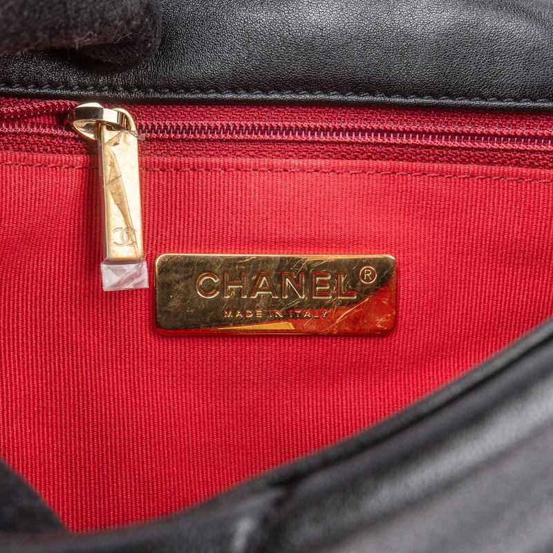 Chanel 19 Quilted Lambskin Single Flap Crossbody Bag