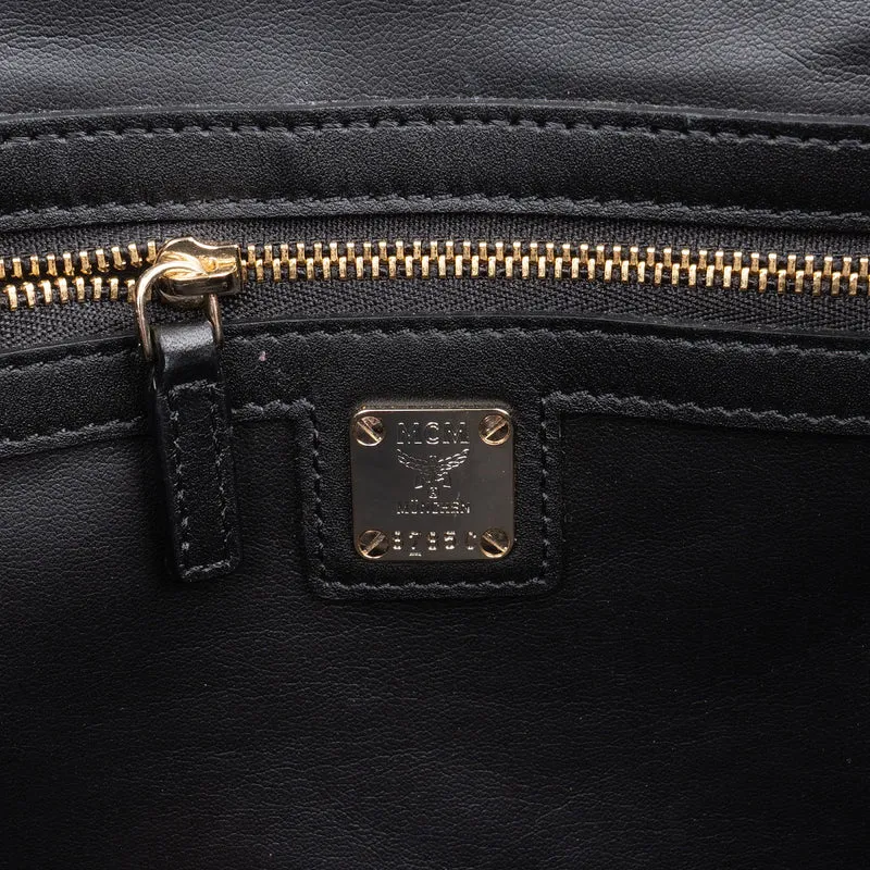 MCM Monogram Visetos Shopper Tote Bag