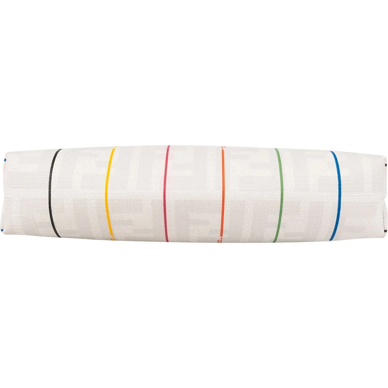 Monogram FF Zucca Pequin Rainbow Striped Pochette Accessoires Handbag