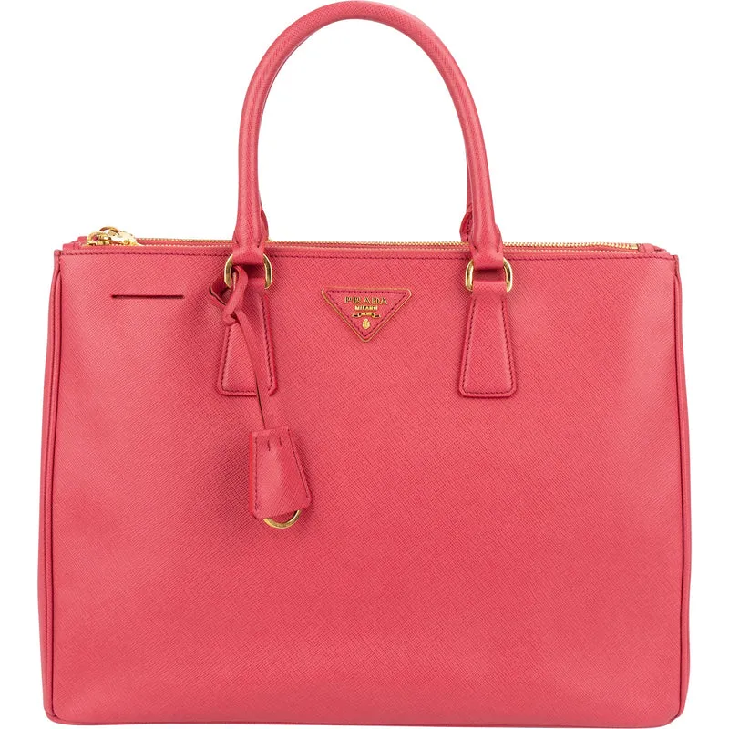 Prada Saffiano Leather Large Galleria Handbag