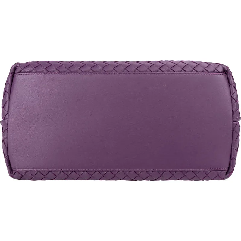 Bottega Veneta Intrecciato Nappa Leather Baby Roma Handbag