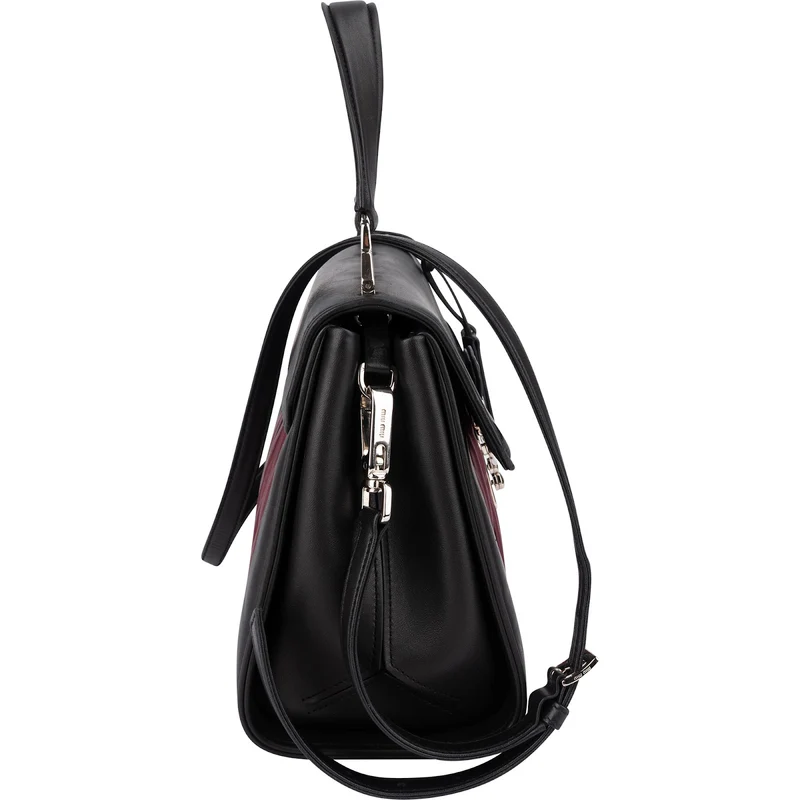 Miu Miu Matelassé Bicolor Nappa Leather Confidential Coffer Handbag