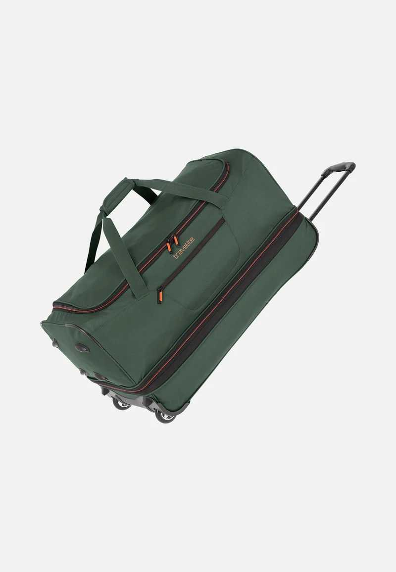 Basics Trolley L Dunkelgrün - Reisetasche mit Rollen
