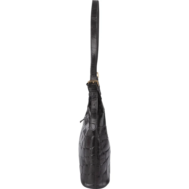 Mulberry Croc-Embossed Leather Shoulder Bag
