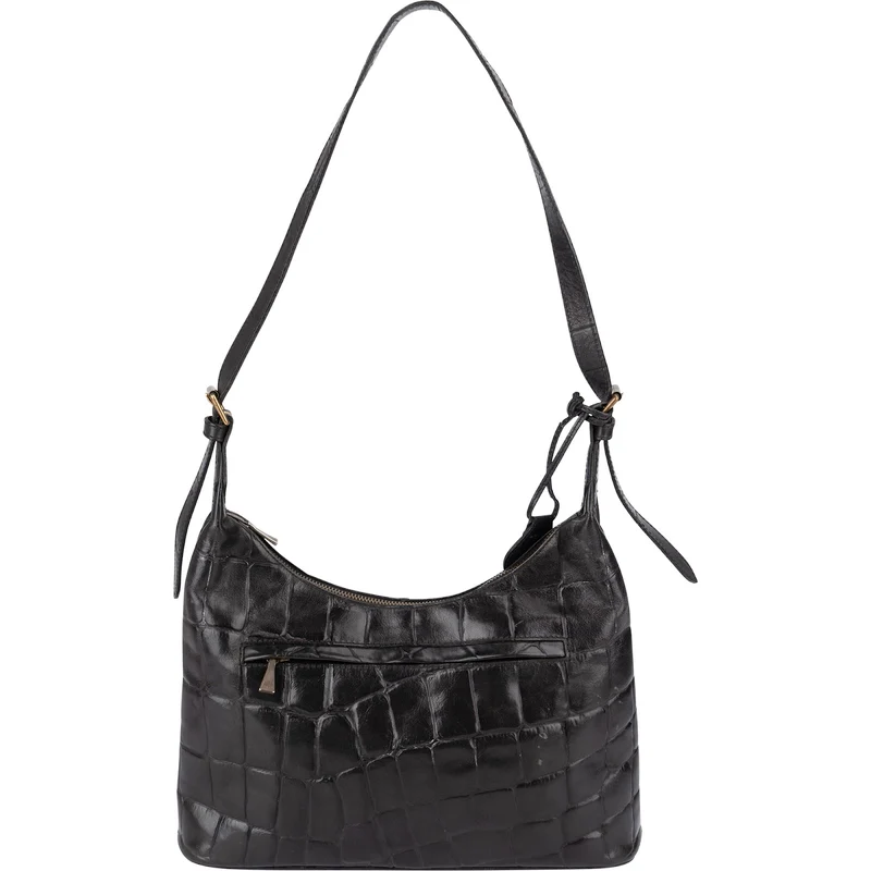 Mulberry Croc-Embossed Leather Shoulder Bag