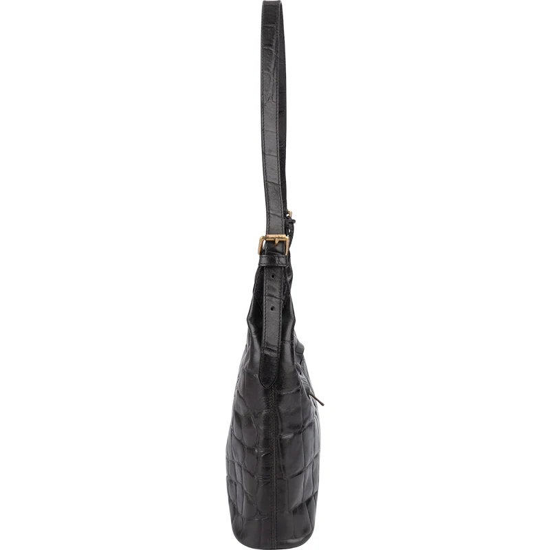 Mulberry Croc-Embossed Leather Shoulder Bag