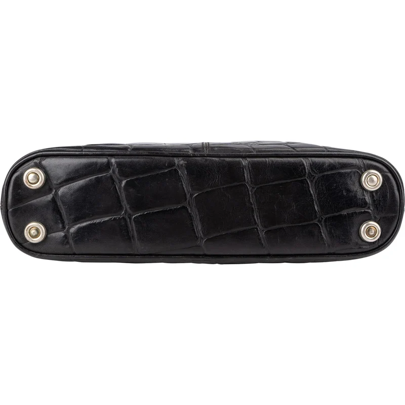 Mulberry Croc-Embossed Leather Shoulder Bag