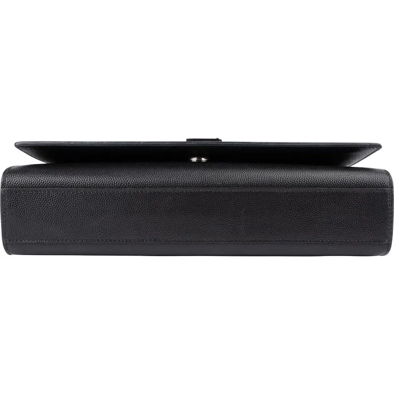 Saint Laurent Grain De Poudre Embossed Leather Kate Chain Crossbody Bag