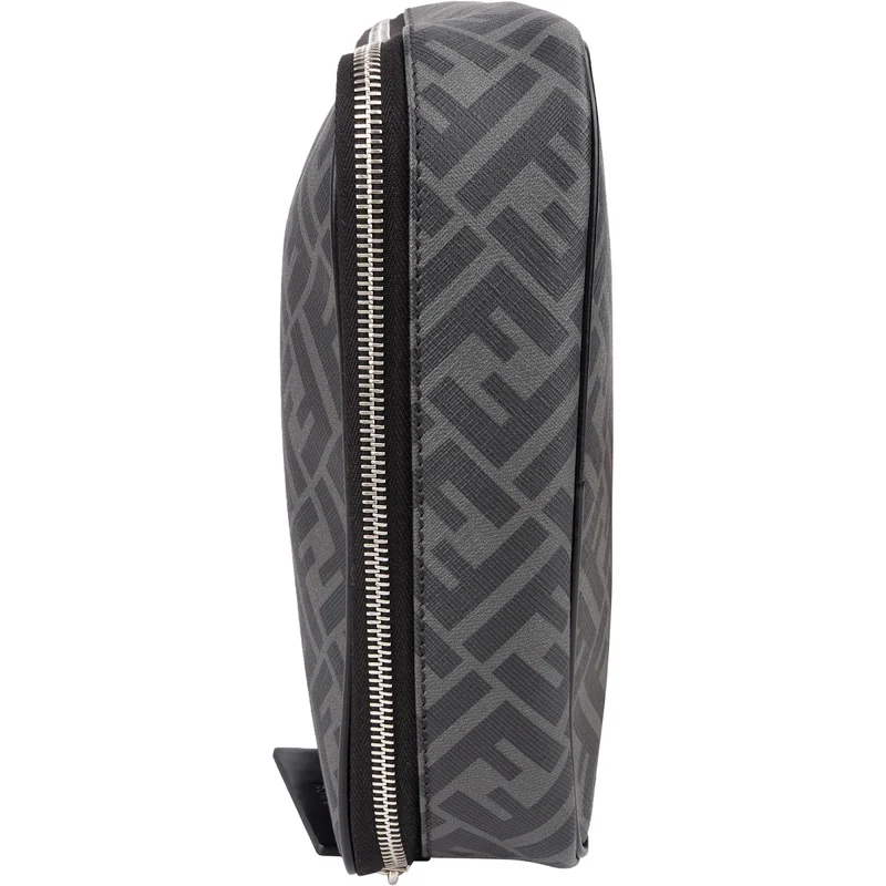 Fendi Monogram FF Canvas Pouch Accessoires Case Clutch
