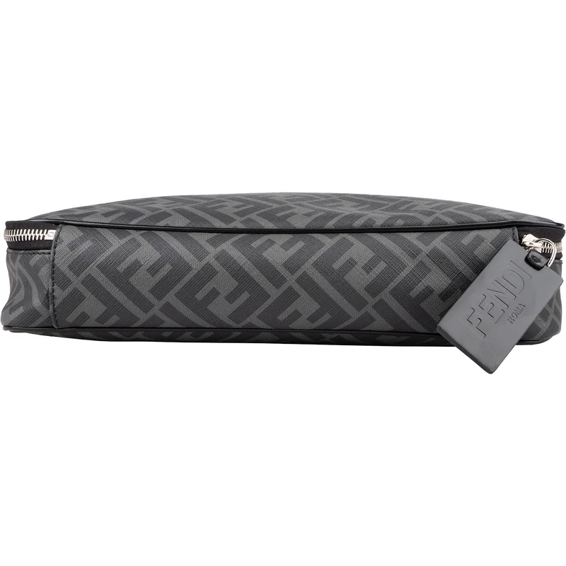 Fendi Monogram FF Canvas Pouch Accessoires Case Clutch