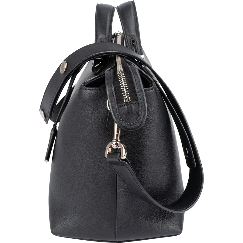 Fendi Black Leather By The Way Crossbody Handbag