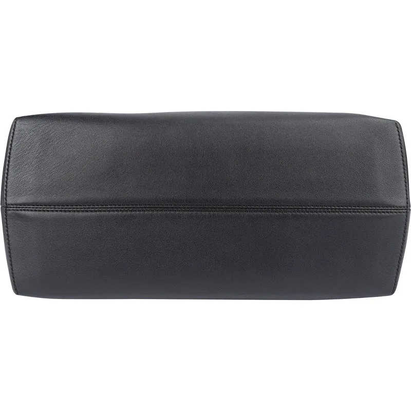 Fendi Black Leather By The Way Crossbody Handbag