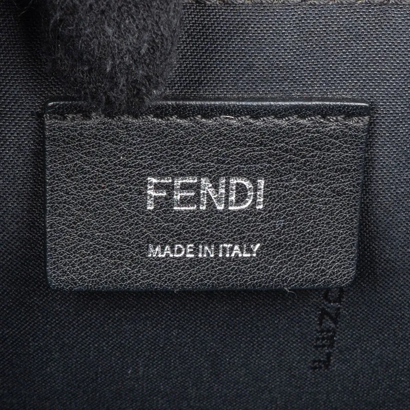 Fendi Black Leather By The Way Crossbody Handbag