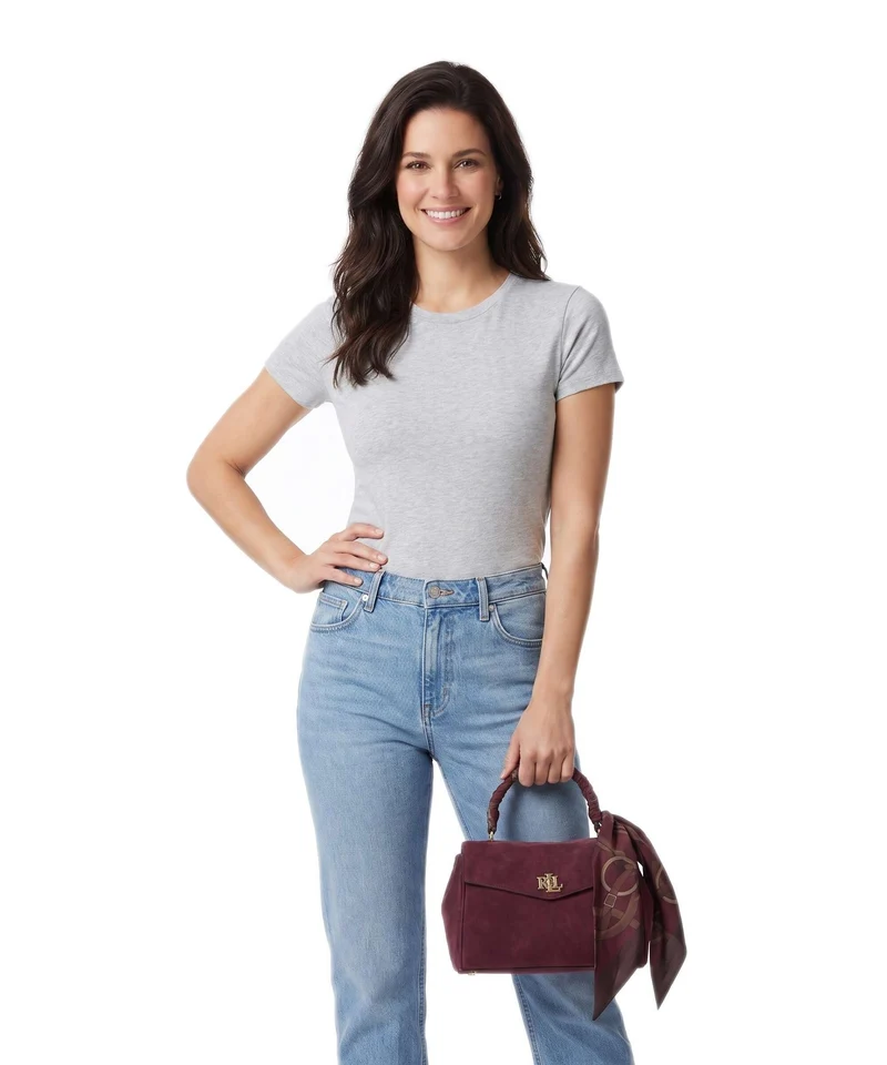 Lauren Ralph Lauren Farrah Small Handtasche dark garnet/urban bltng/garnet multi