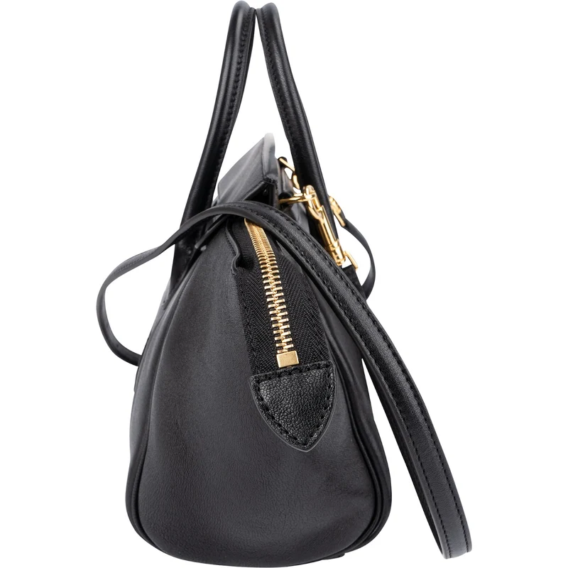 Celine Grained Calfskin Luggage East West Nano Handbag