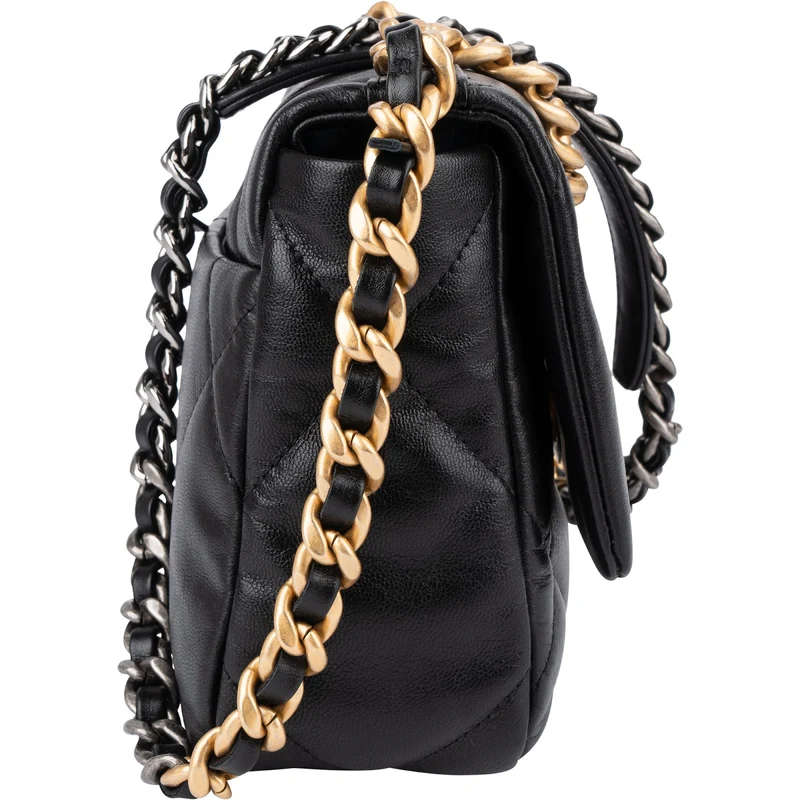 Chanel 19 Quilted Lambskin Single Flap Crossbody Bag